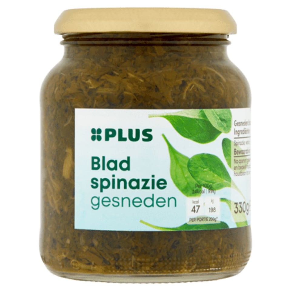 PLUS Bladspinazie Gesneden