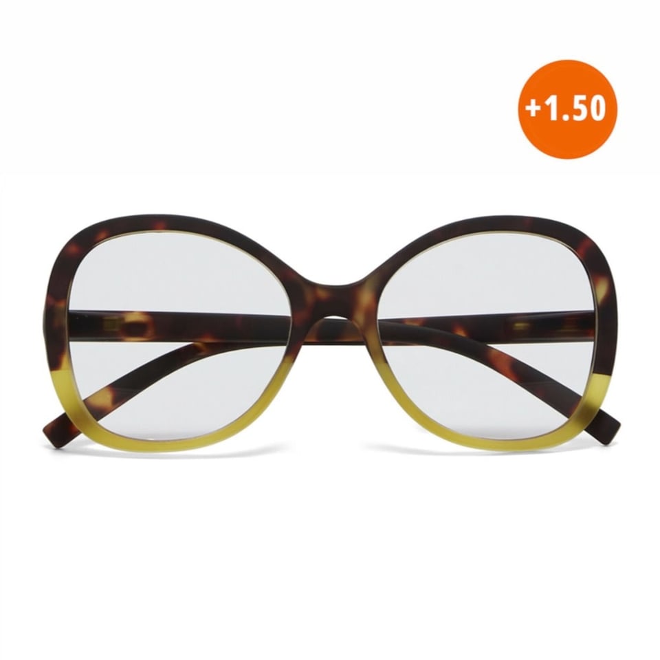 Leesbril VERONA Butterfly Havana Yellow OK049HY