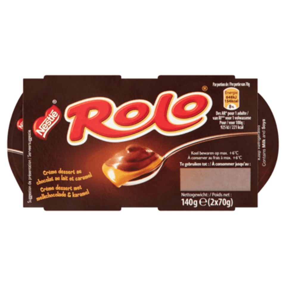 Nestlé Rolo Chocolade-Karamel Dessert