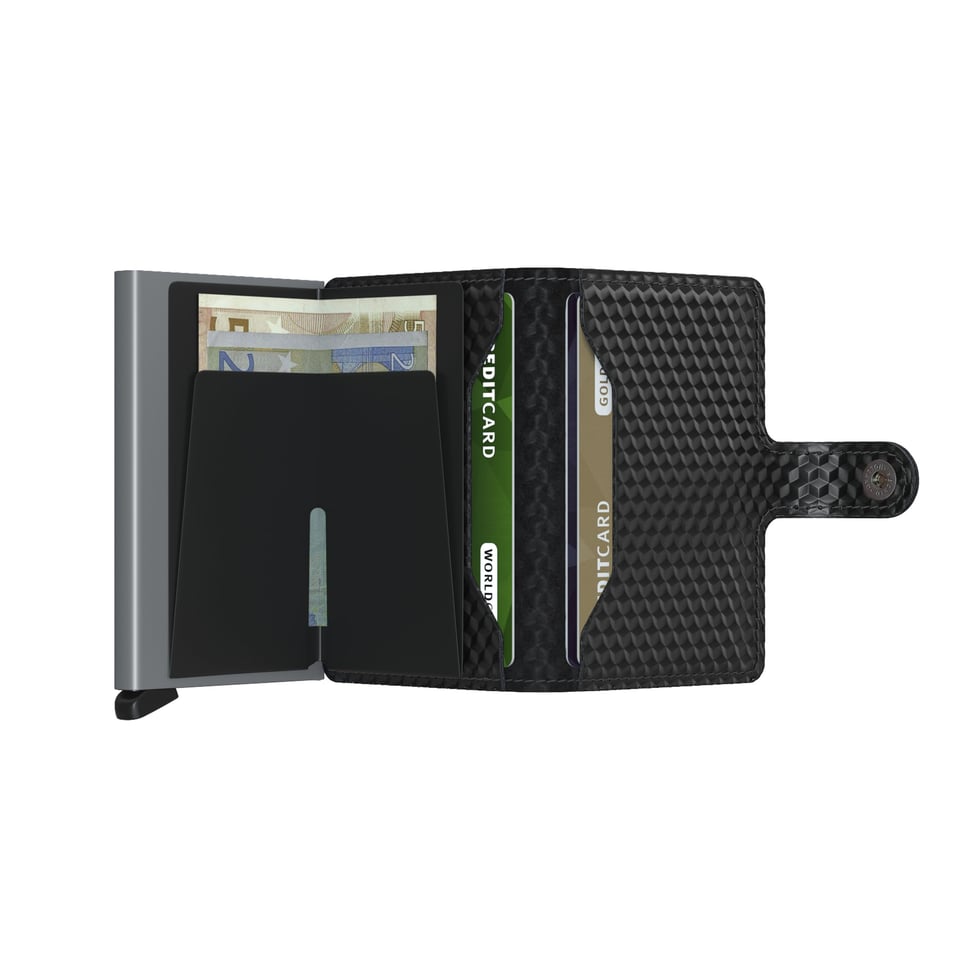Secrid Miniwallet cubic black - titanium