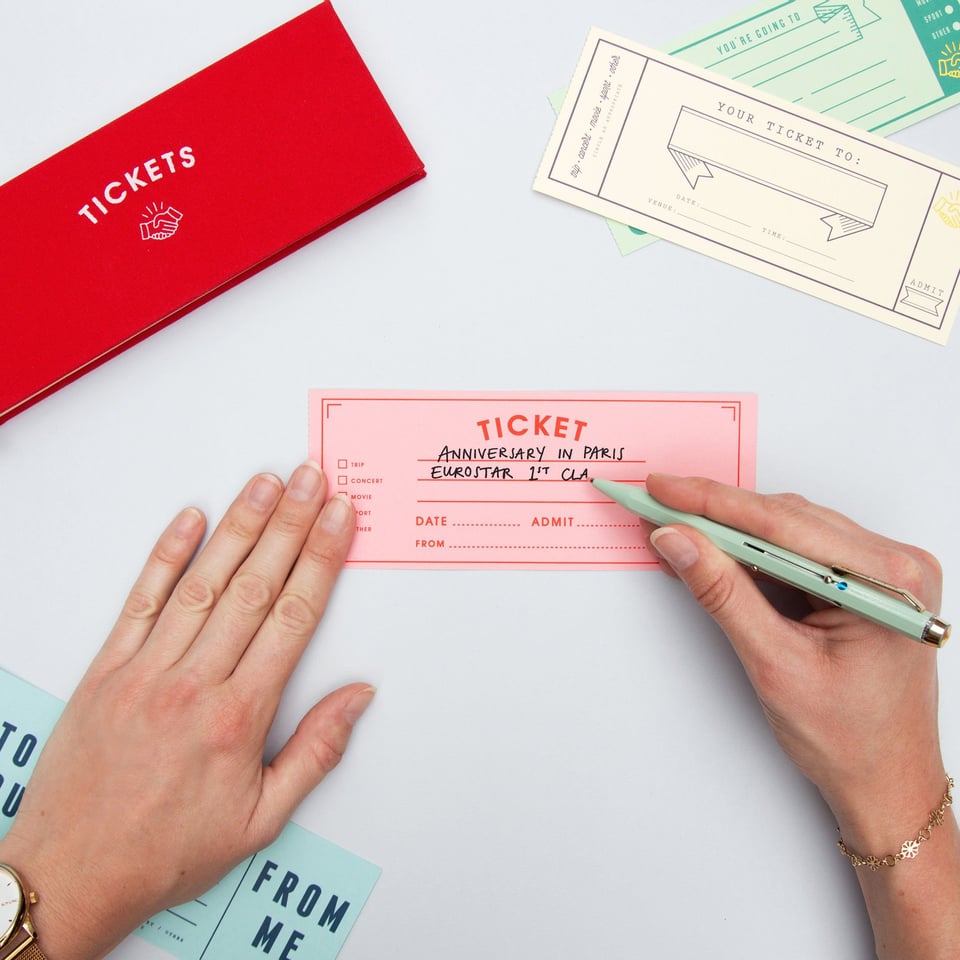 Book of Blank Gift Vouchers