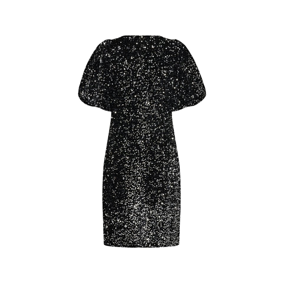 Co'Couture Serena Sequin Dress - Black