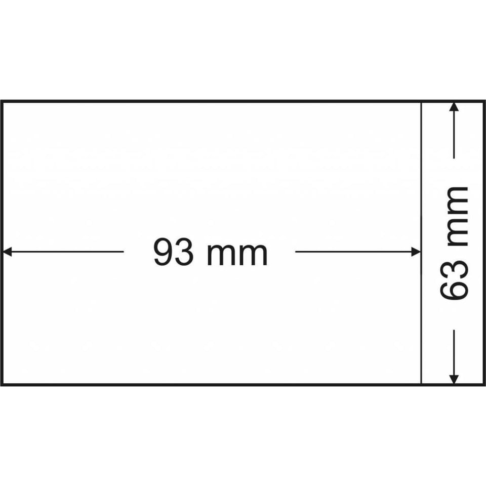 Pergamijnzakjes 63 X 93 Mm - 500 Stuks