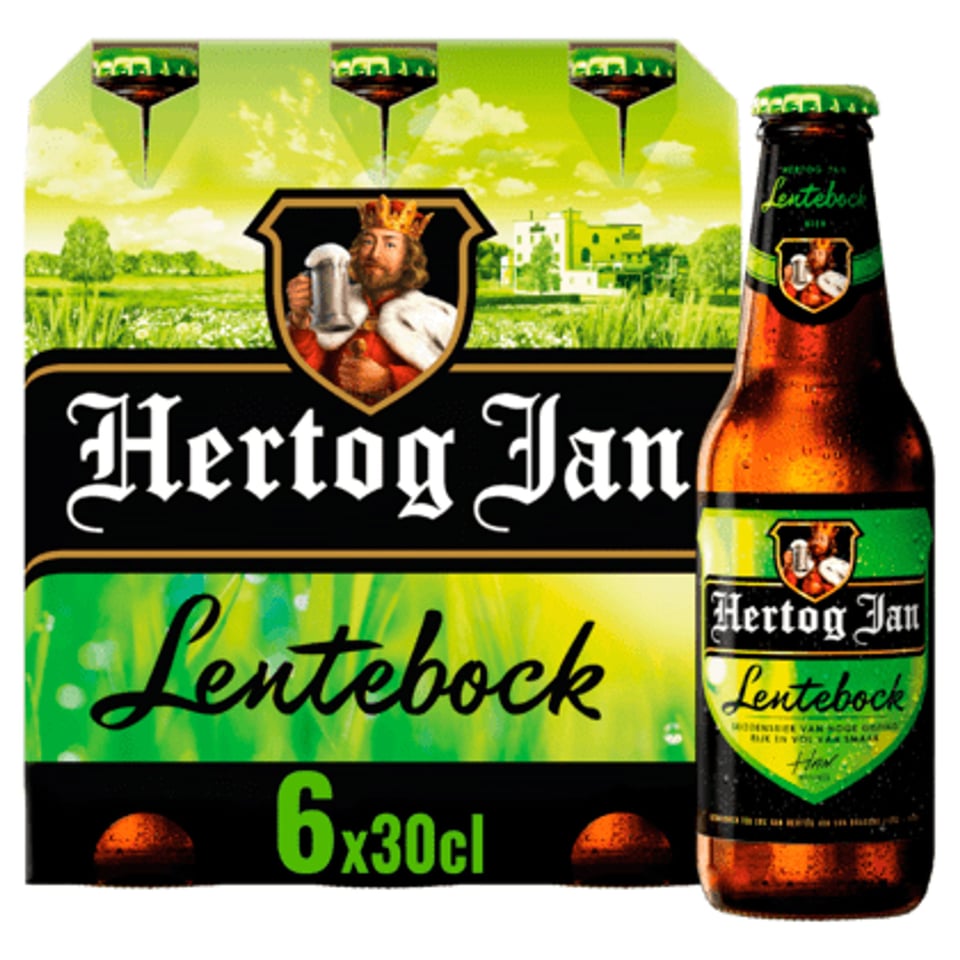 Hertog Jan Lentebock Bier Flessen 6 X 30 Cl