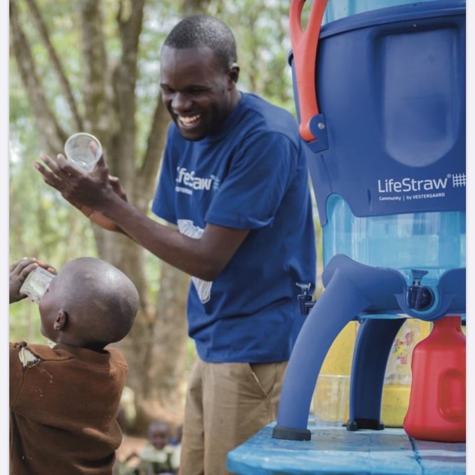 Waterfilter waterfles - Lifestraw 650 ml - Clear
