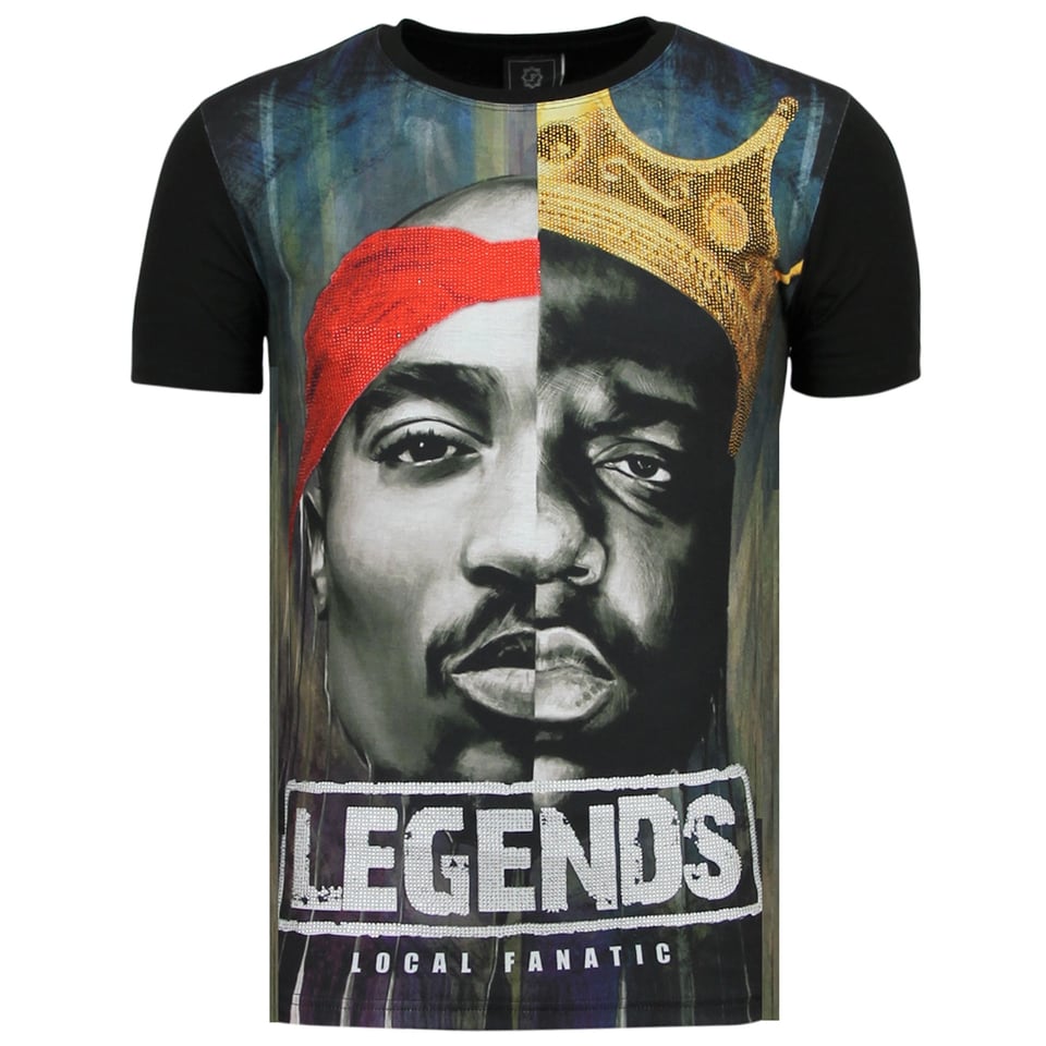 Christopher Notorious T-Shirt - 2PAC Legends - Zwart