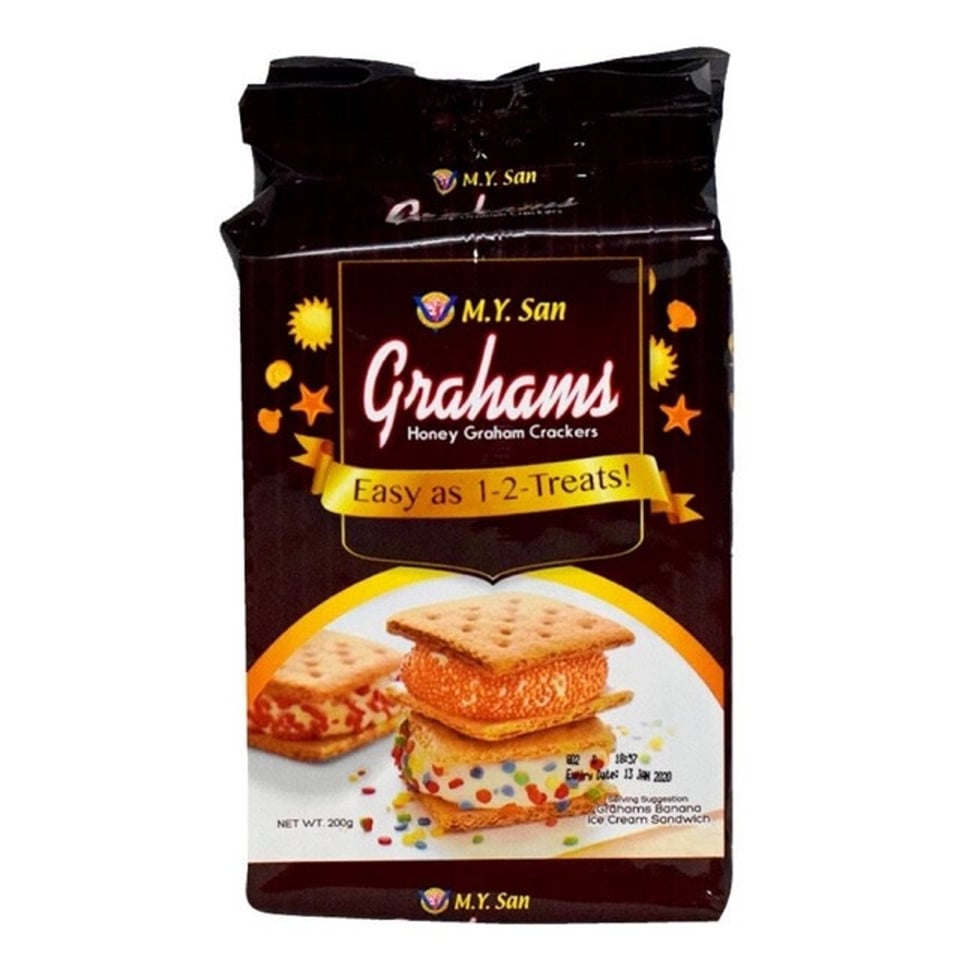 M.Y. San Grahams Honey Crackers 200 Gr