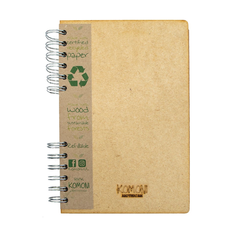 Sustainable 2023-2024 agenda - recycled paper - Amsterdam Canal - Dutch/English