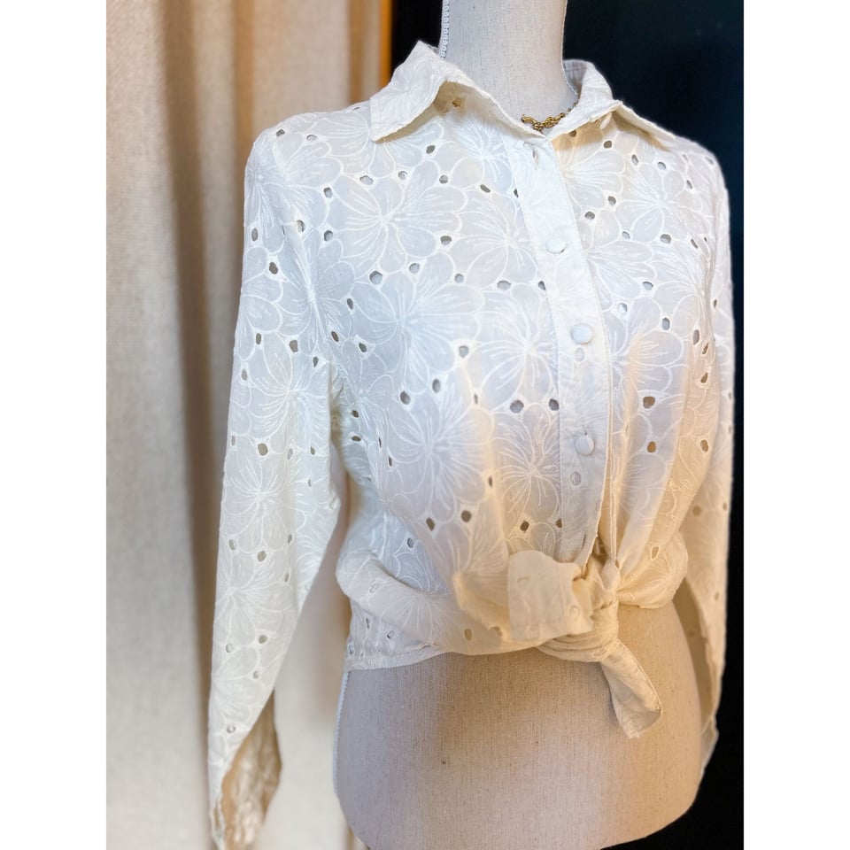 Prettiest Cotton Blouse - Off White - Onesize - sml