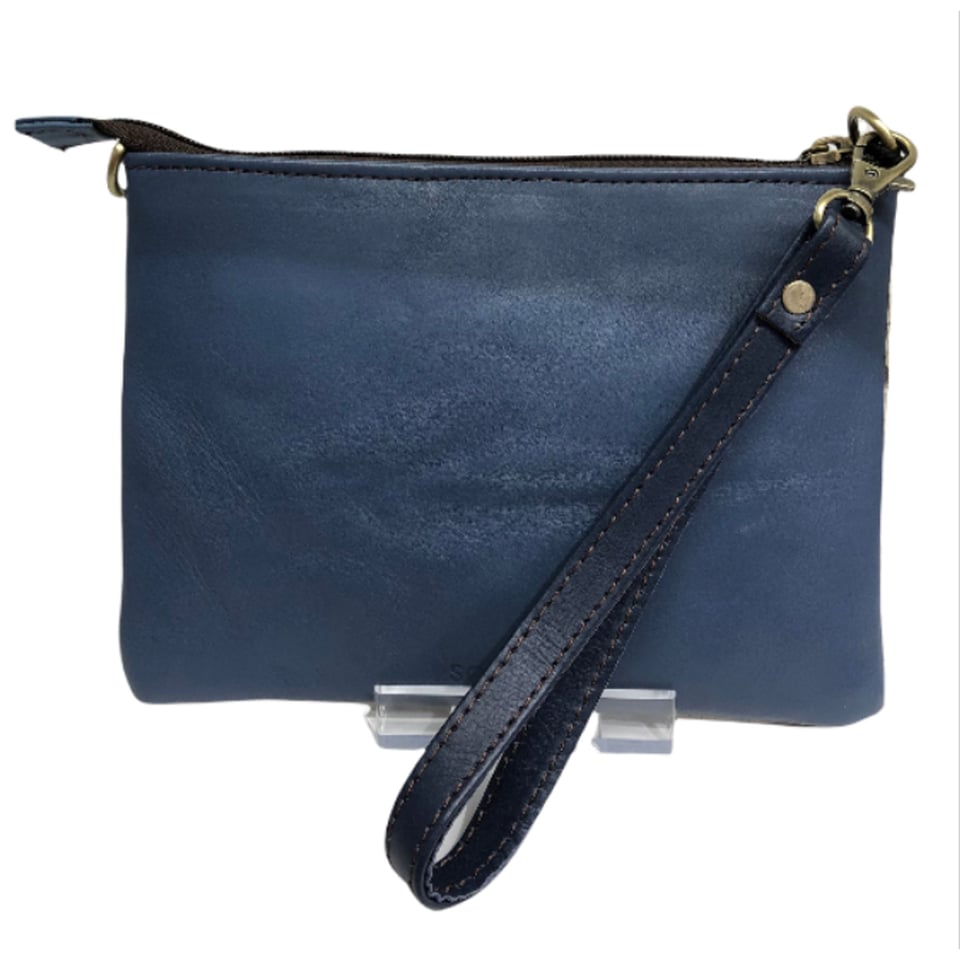 Soruka Leren Tasje - Clutch Print