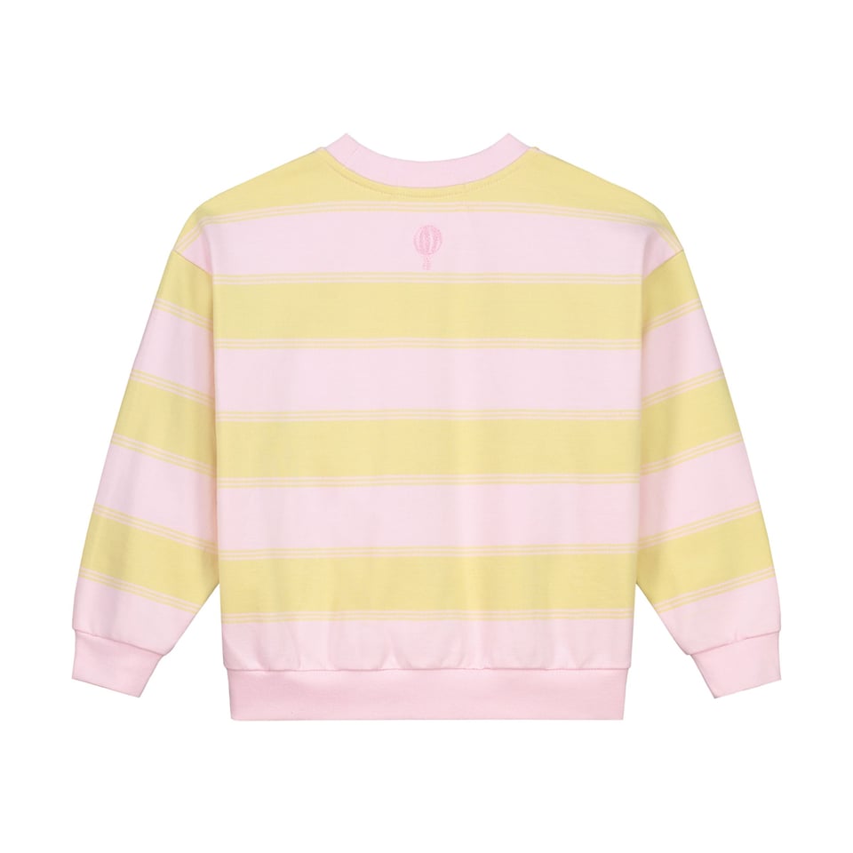 Isac Sweater Pink/Yellow Stripe