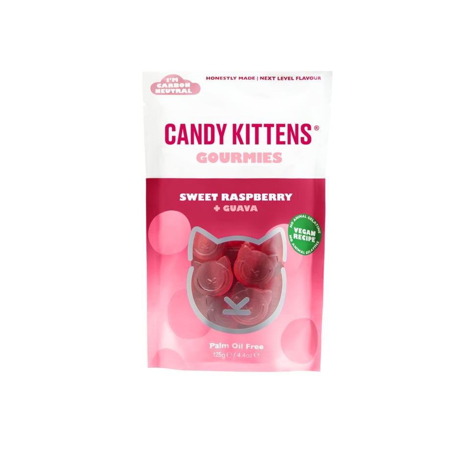 Candy Kittens Sweet Raspberry & Guava 140g
