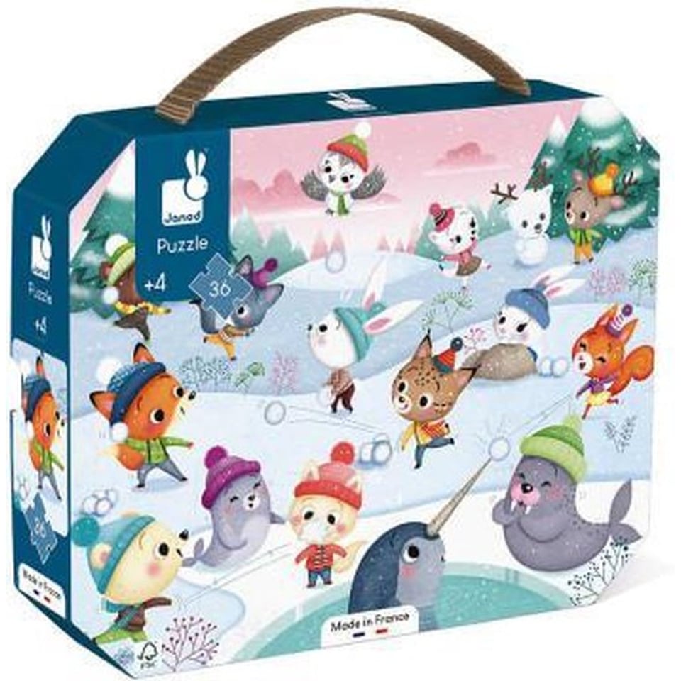 Janod Puzzel - Sneeuwfeest