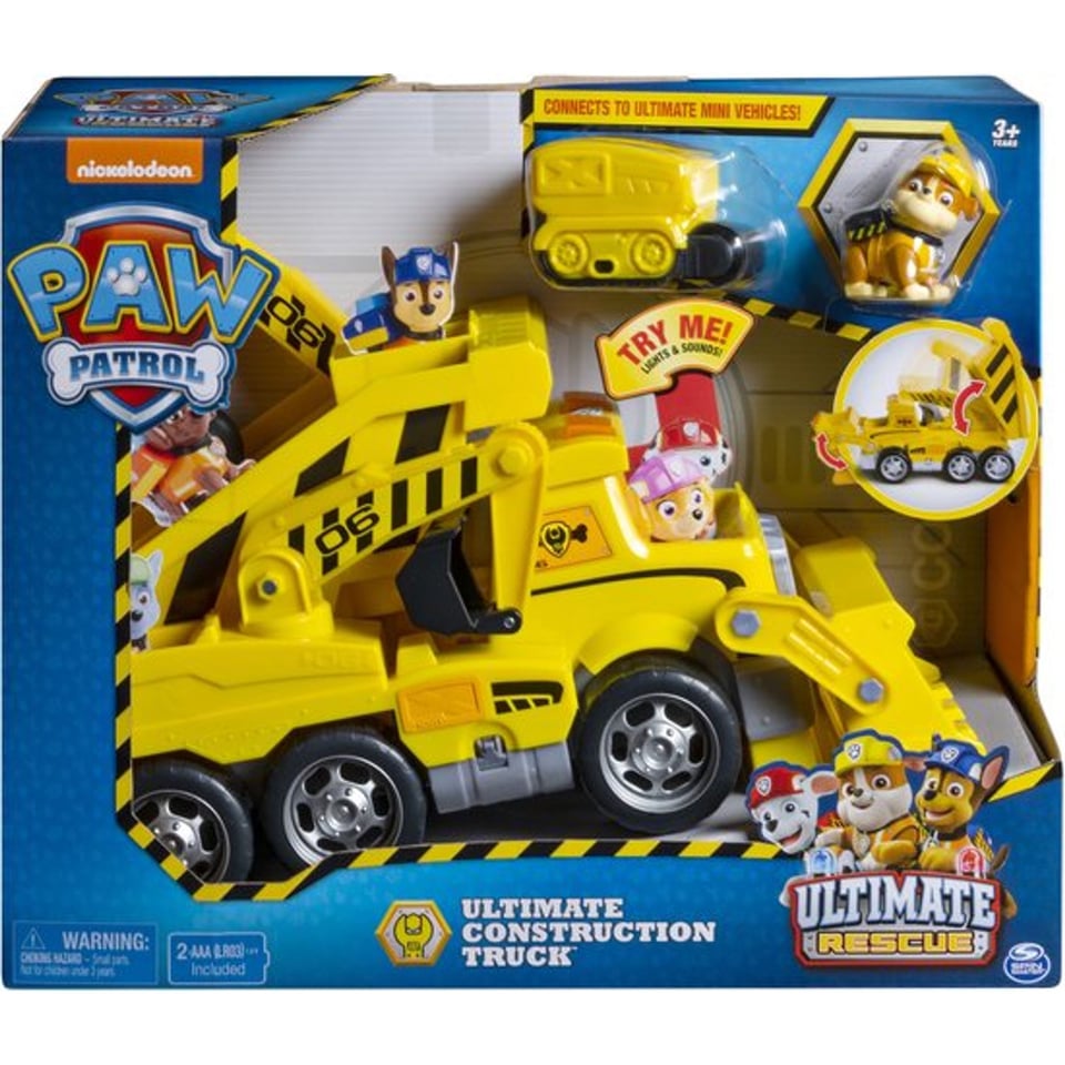 Paw Patrol Ultimate Construction Rescue Truck Rubble