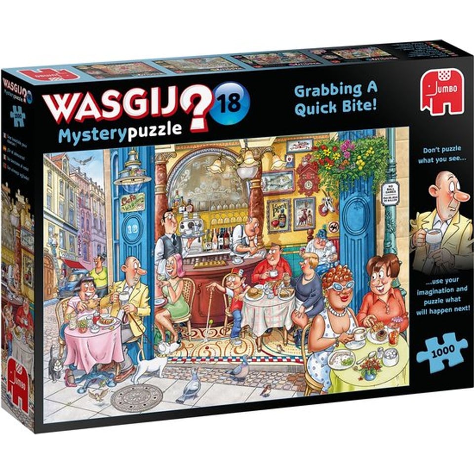 Wasgij Mystery Puzzel 18 Een Snelle Hap! 1000 Stukjes