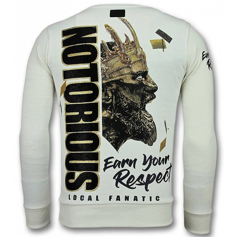 Notorious Trui - King Conor Sweater Heren - Wit