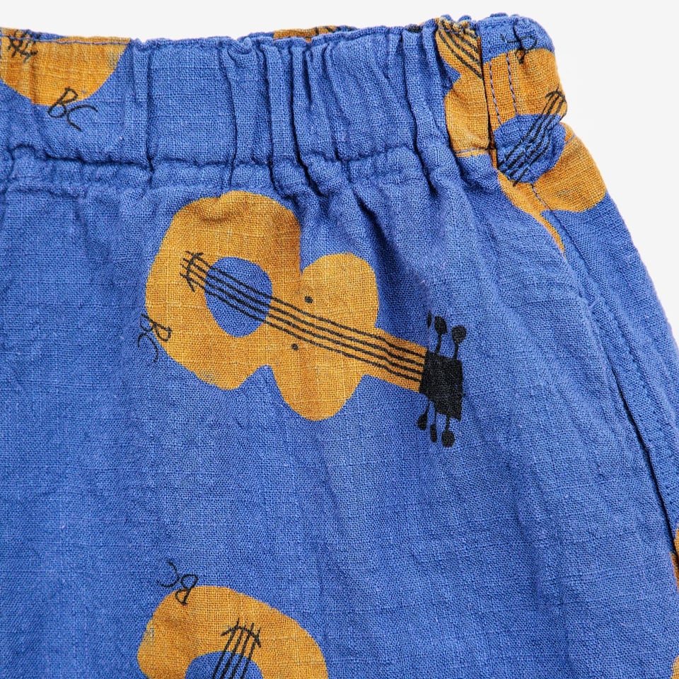 Bobo Choses Acoustic Guitar All Over Woven Shorts