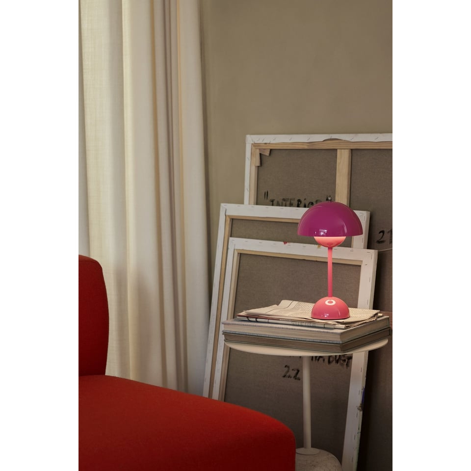 Lamp Flower Pot Roze