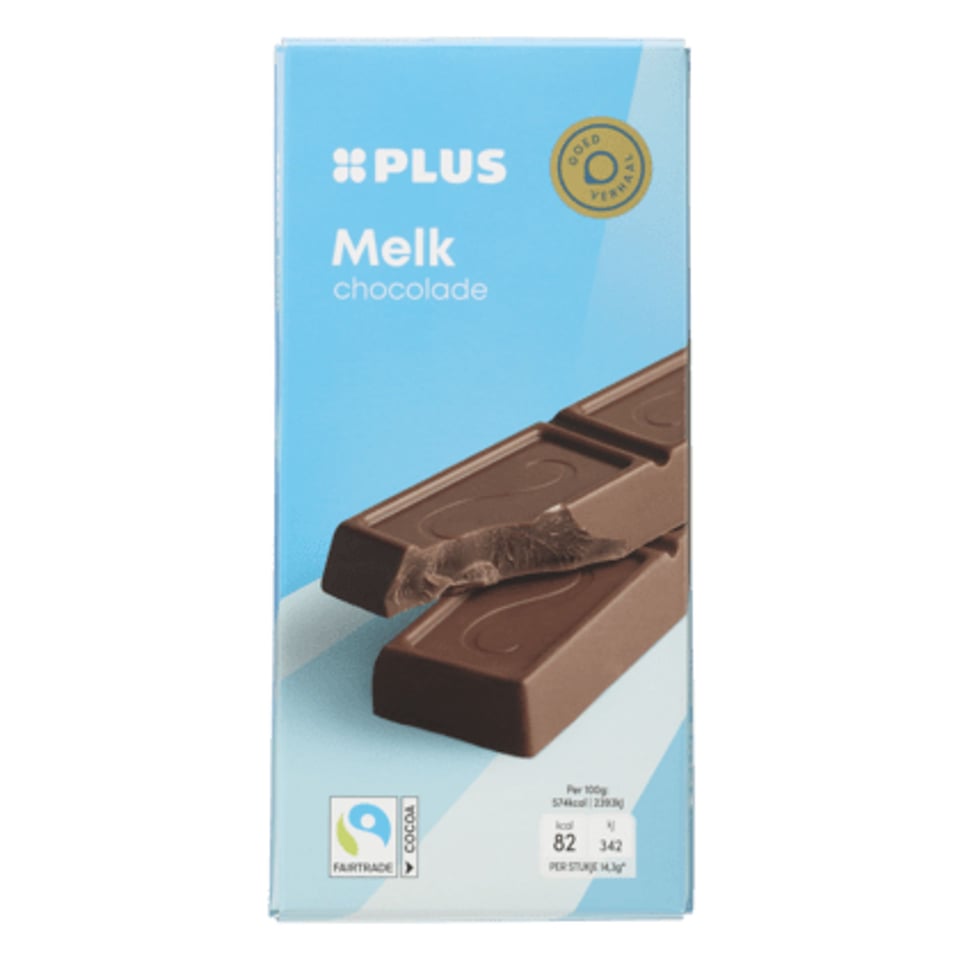 PLUS Tablet Melk Fairtrade