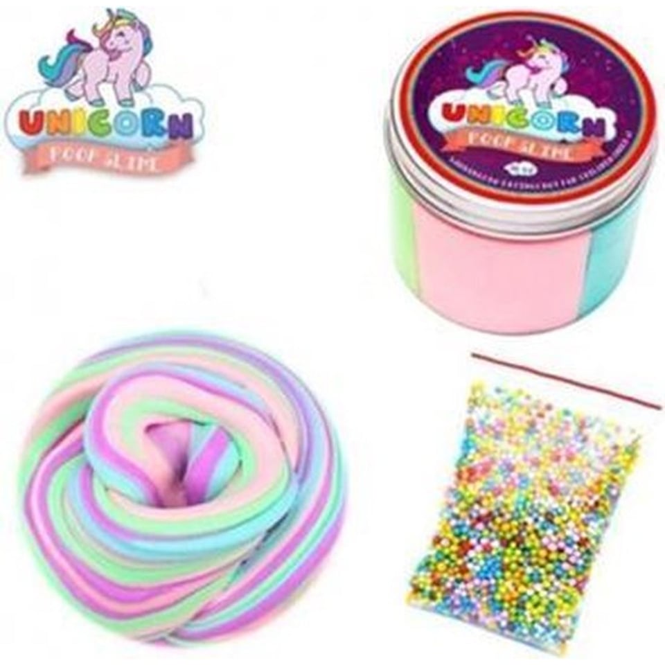 Slime Fluffy Eenhoorn Poep 200 Gram