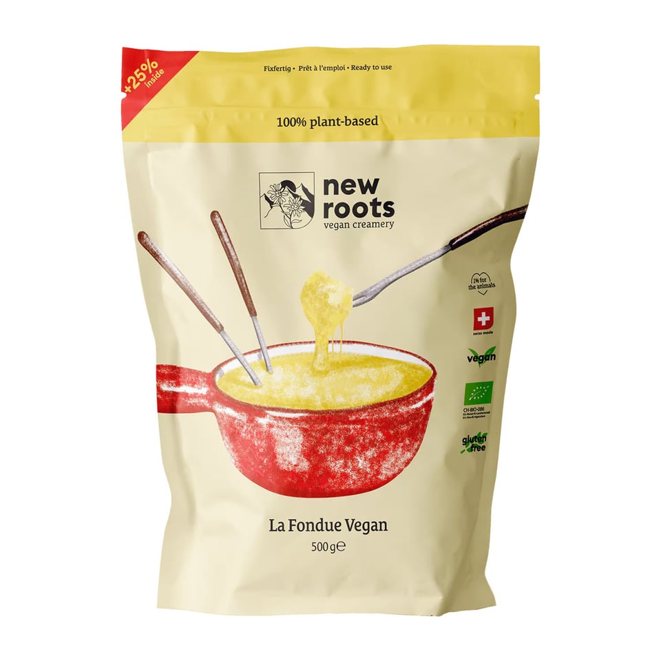 New Roots Vegan Creamery La Fondue Vegan, Bio, 500g