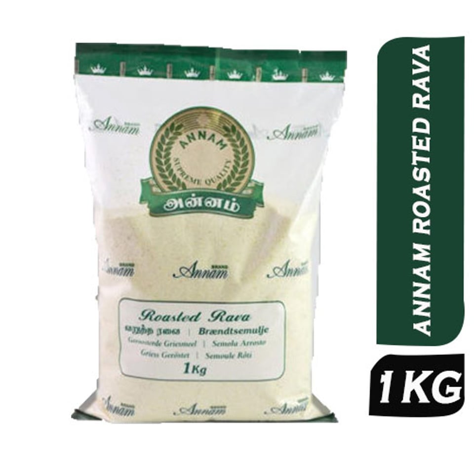 Annam Roasted Rava / Rawa (Suji) 1 KG