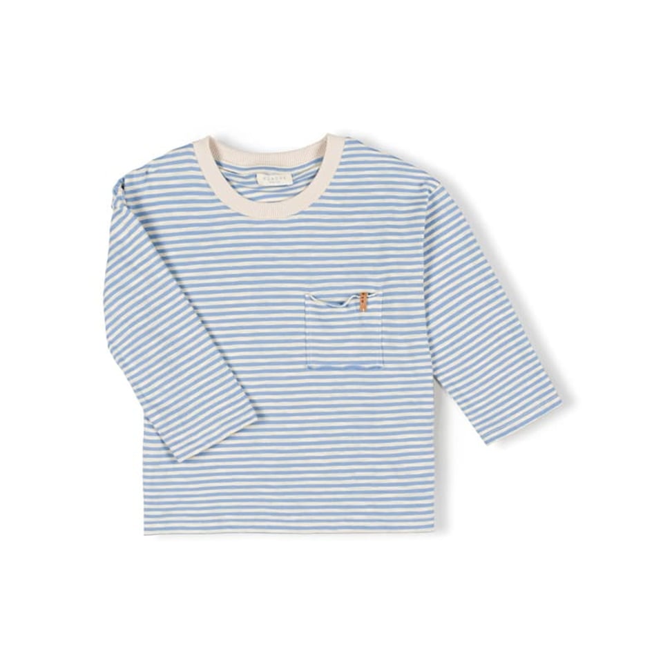 Nixnut Drop Shirt Sky Stripe