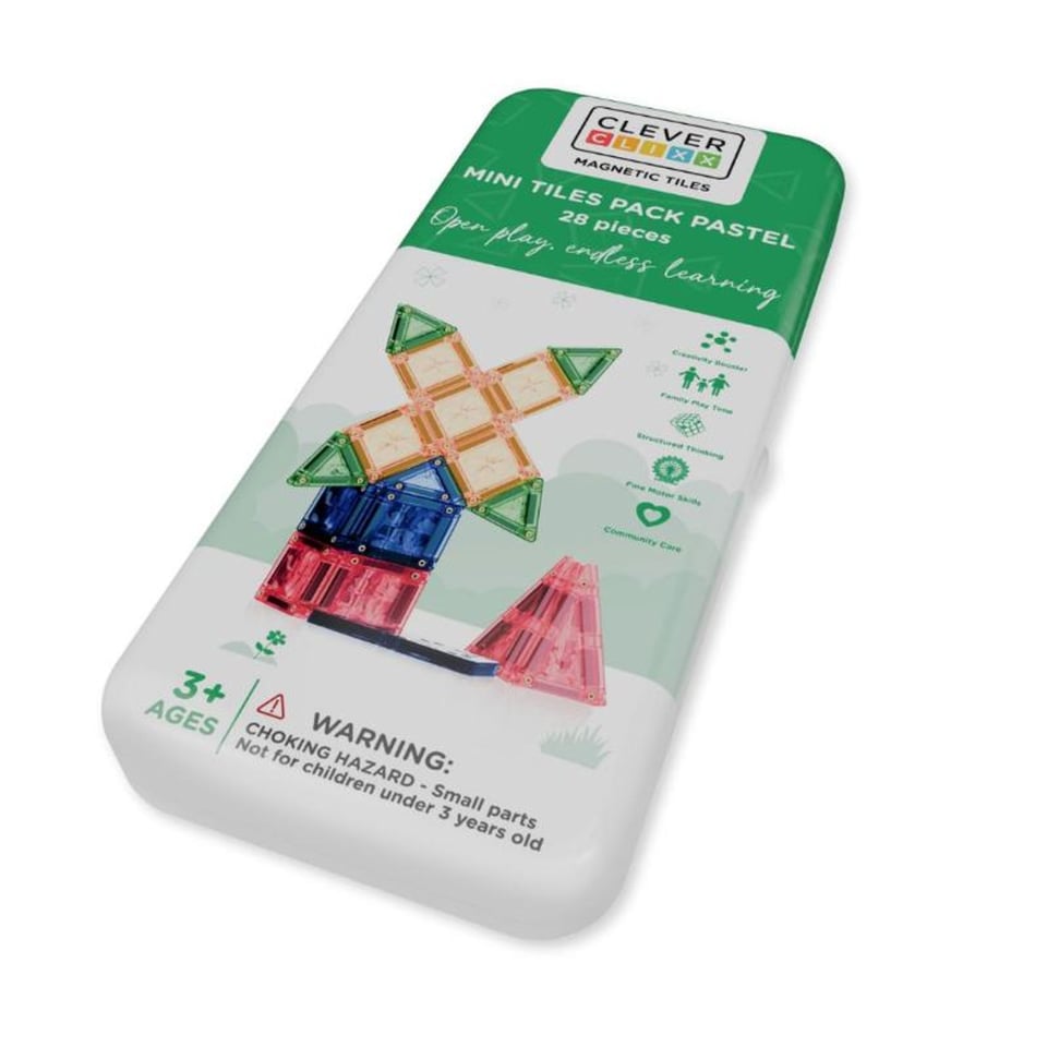 Cleverclixx Mini Tiles Pack Pastel 28 Stuks