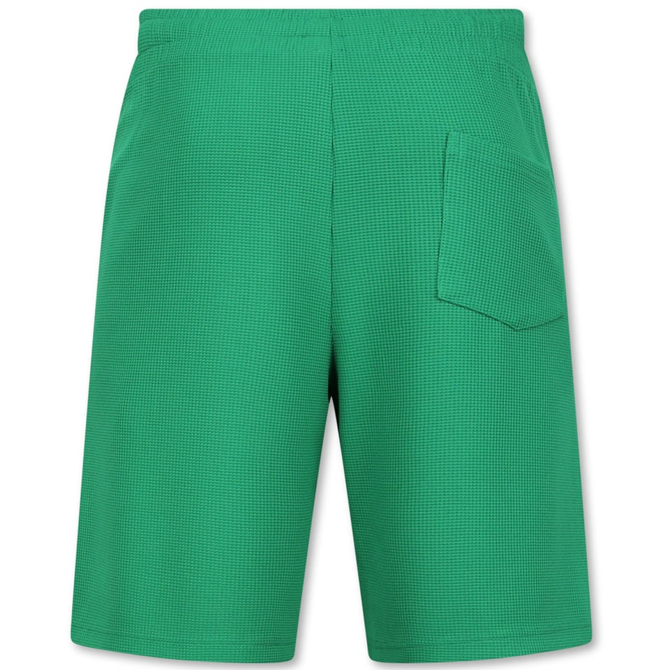 Zomerset Heren - Ribbed Oversized - Two Piece Setje - Twinset - Co Ord Set - 918 - Groen