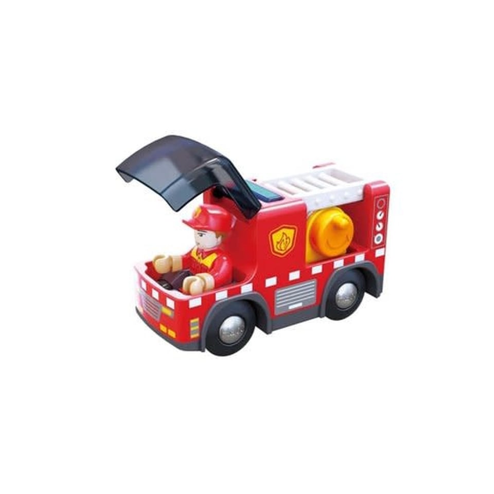 Hape Fire Truck with Siren 3+