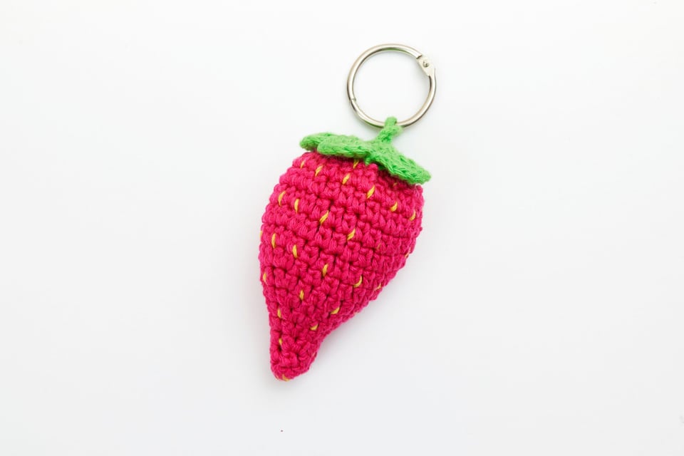 Strawberry Keychain