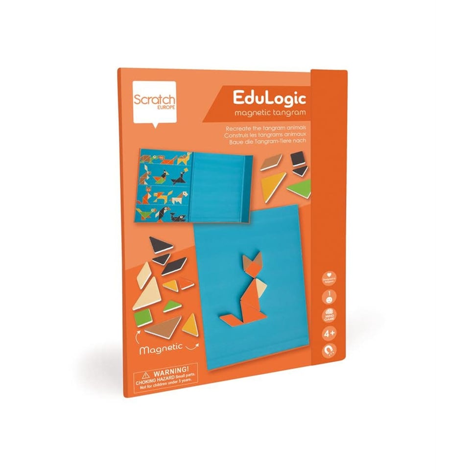 Scratch EduLogic Magnetic Tangram Dieren 4+