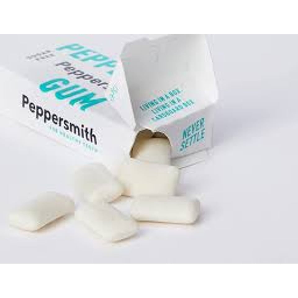 Peppersmith Mighty Box Peppermint Chewing Gum 50g