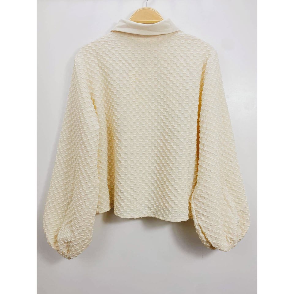 The Perfect Structured Blouse - Beige