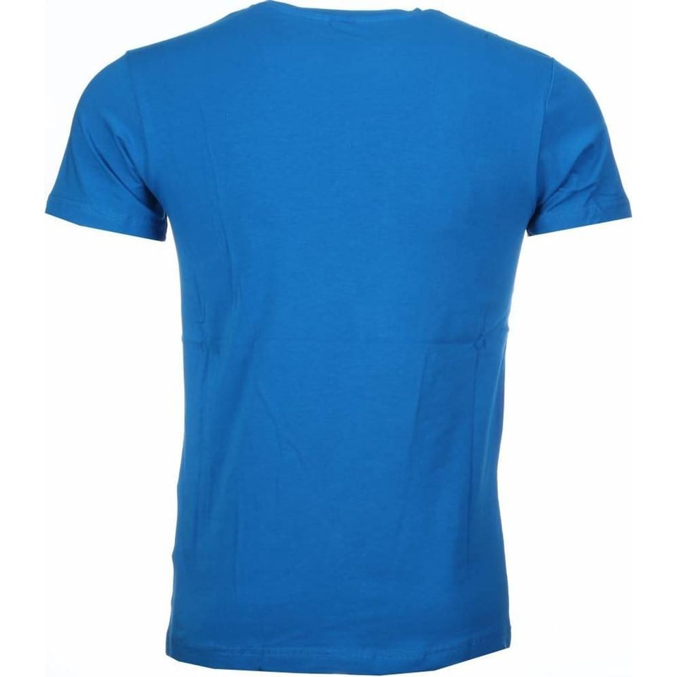 T-Shirt - Destroy - Blauw