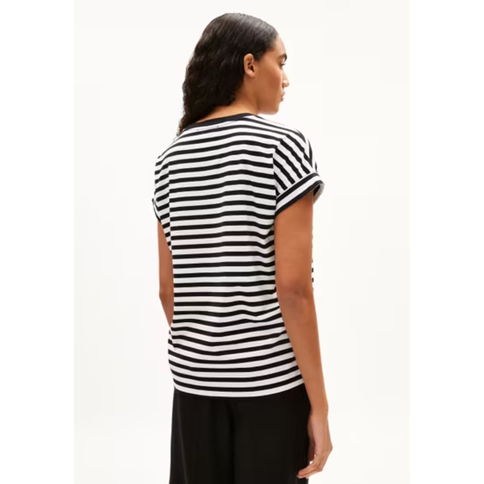 Armed Angels Idaara Stripes White-Black