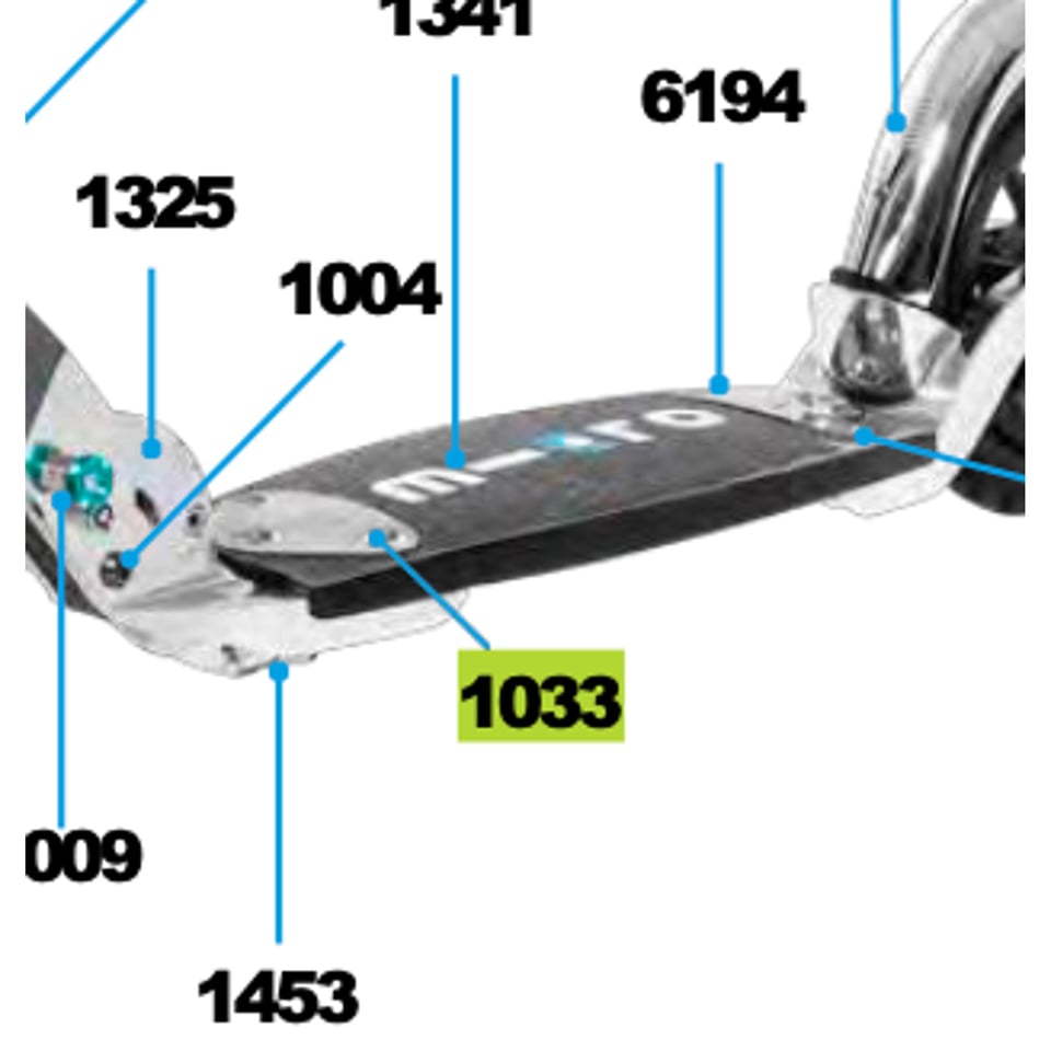 Bevestigingplaat Flex Deck (1033)