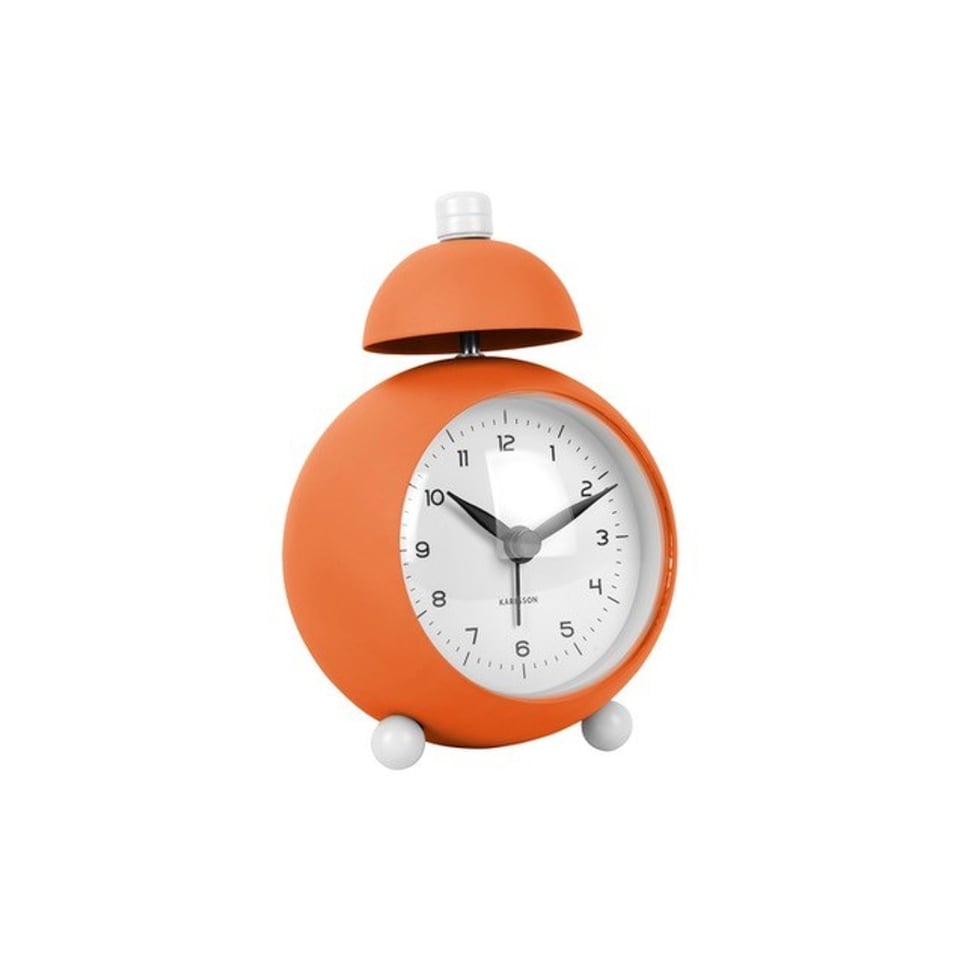 Present Time Alarm Klok Chaplin Helder Oranje