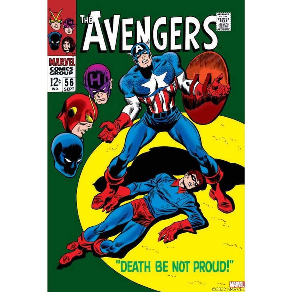 Marvel - The Avengers: Box with 100 Postcards of Collectible Comic Books Cover