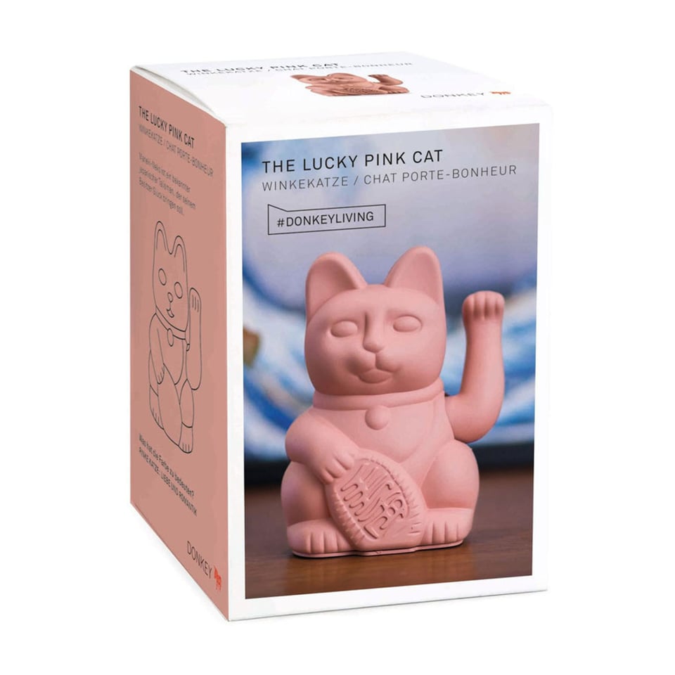 Lucky Cat Pink 15cm