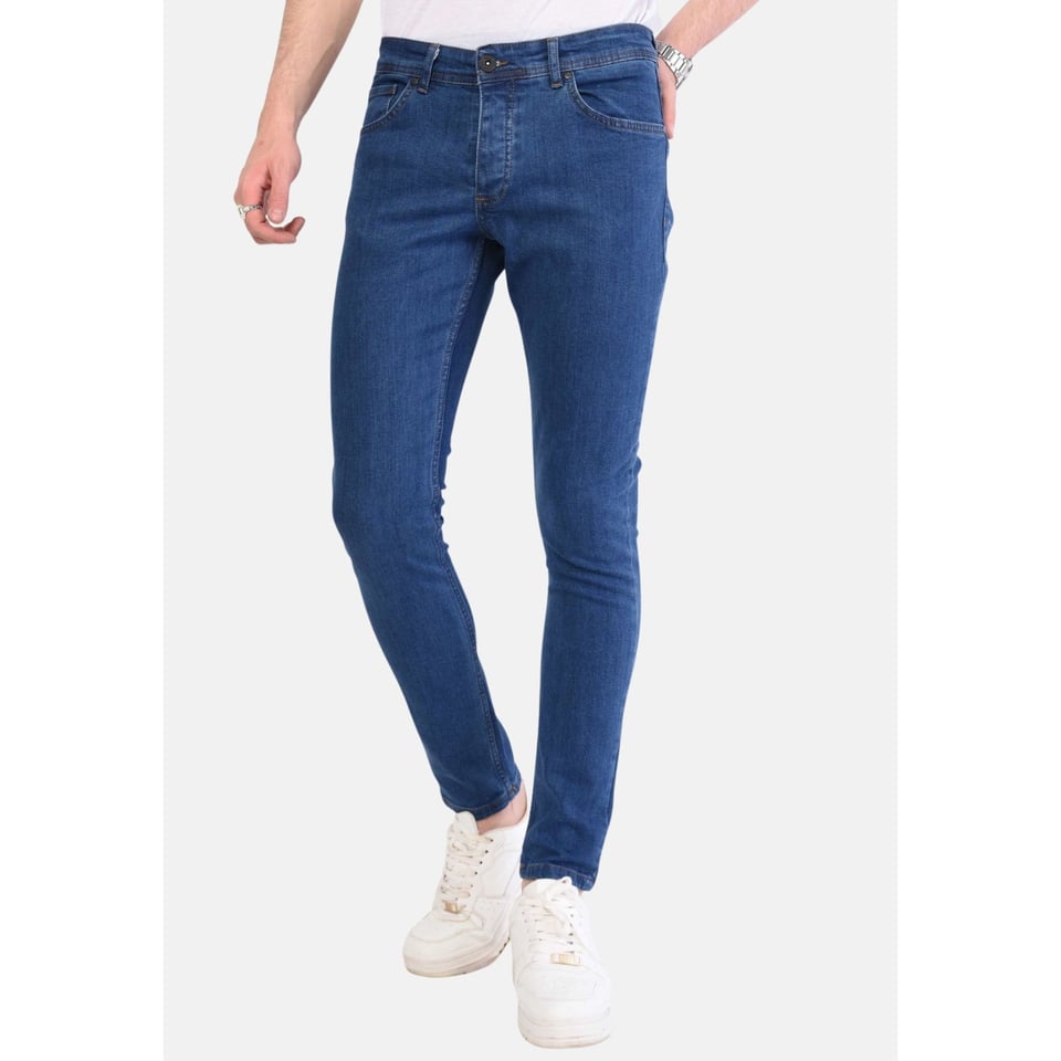 Heren Klassieke Spijkerbroek Slim Fit - DP/S-71 NW - Blauw