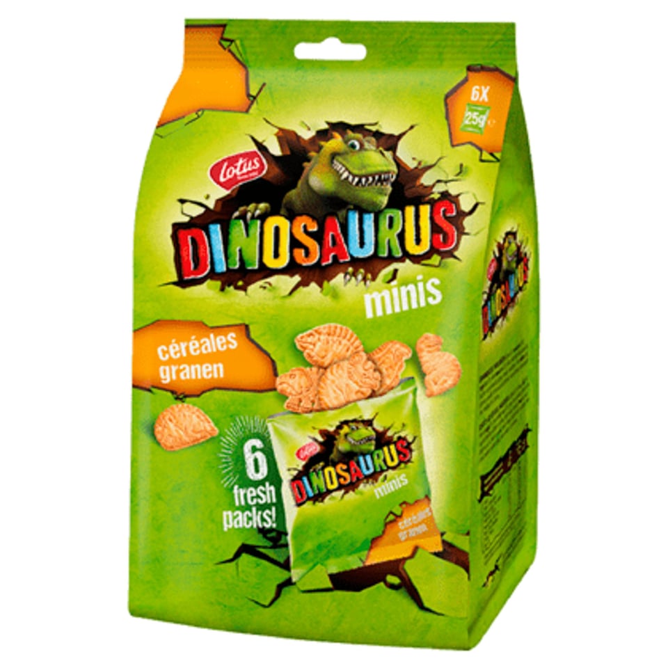 Lotus Koekjes Original Mini Dinosaurus