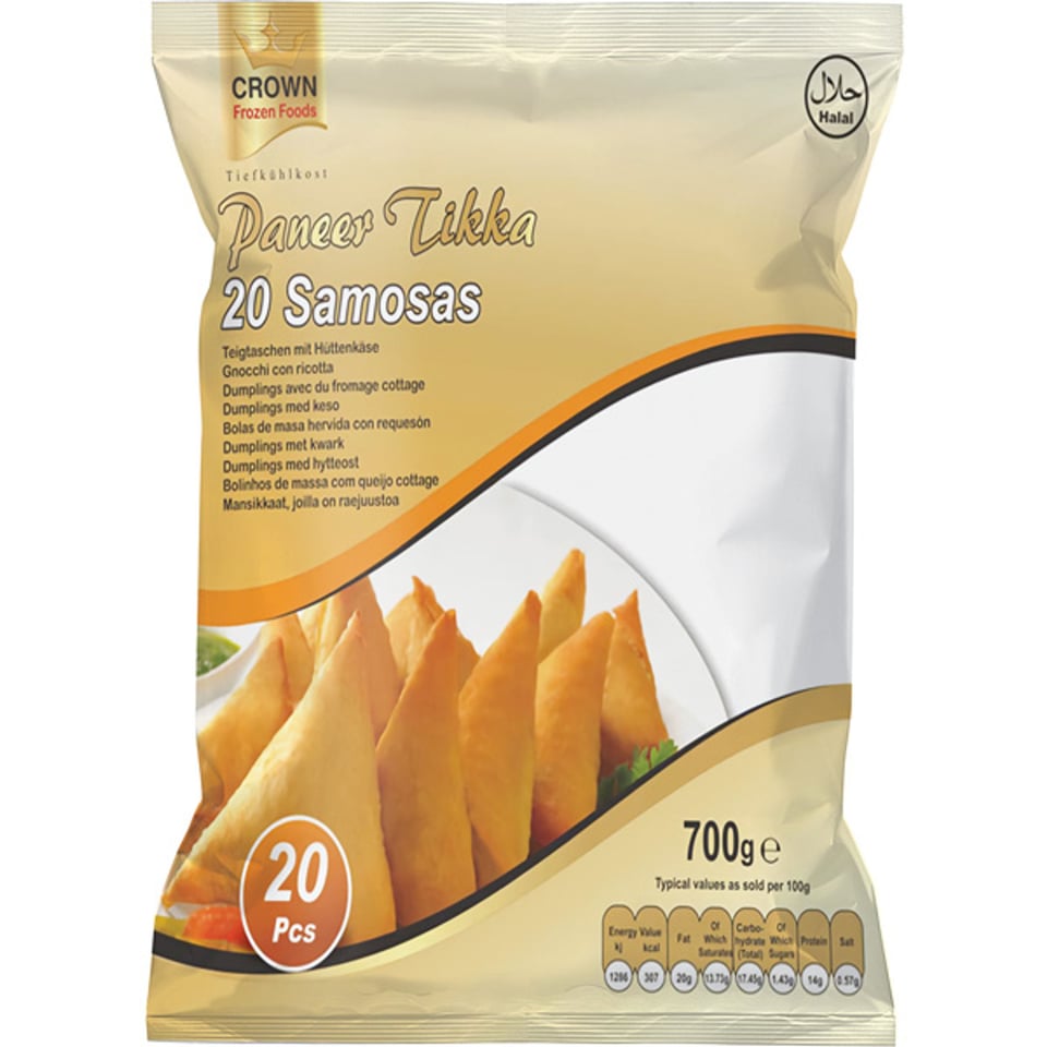 Crown Punjabi Paneer Samosa 700Gr