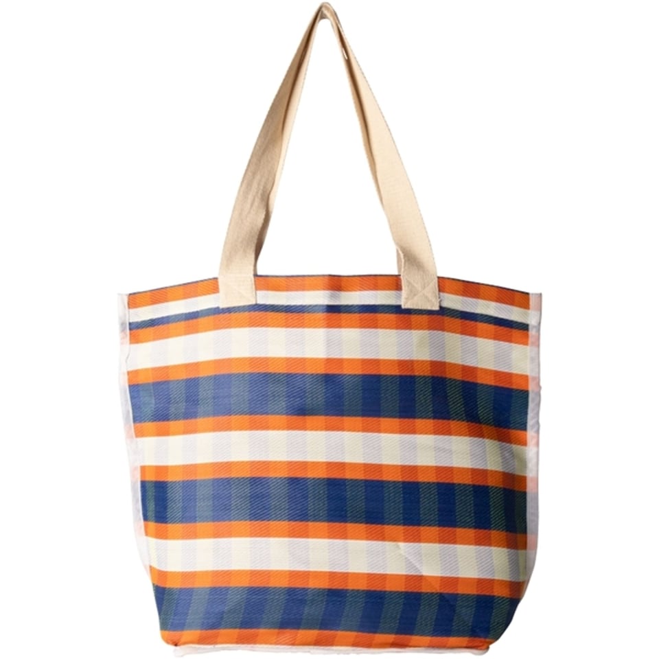 Au Maison Gerecyclede Tas Blauw/oranje