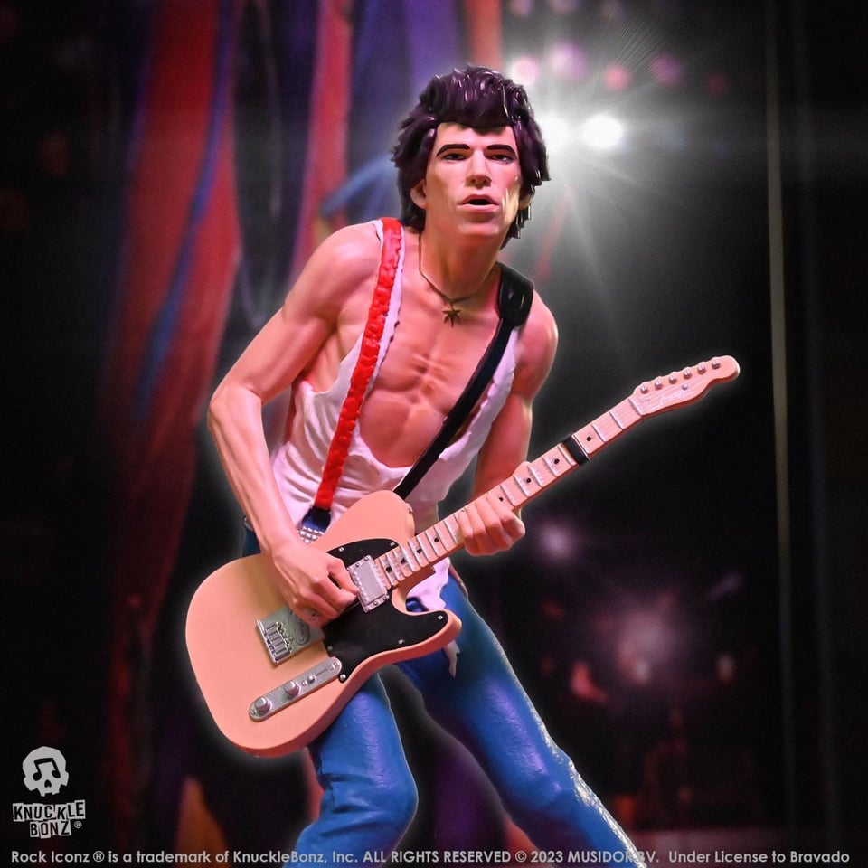 Rock Iconz - The Rolling Stones - Keith Richards Beeld (Tattoo You Tour 1981)