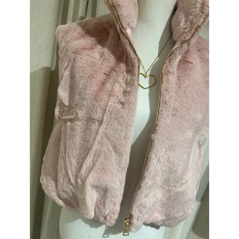 Trendy Soft Gilet - Roze