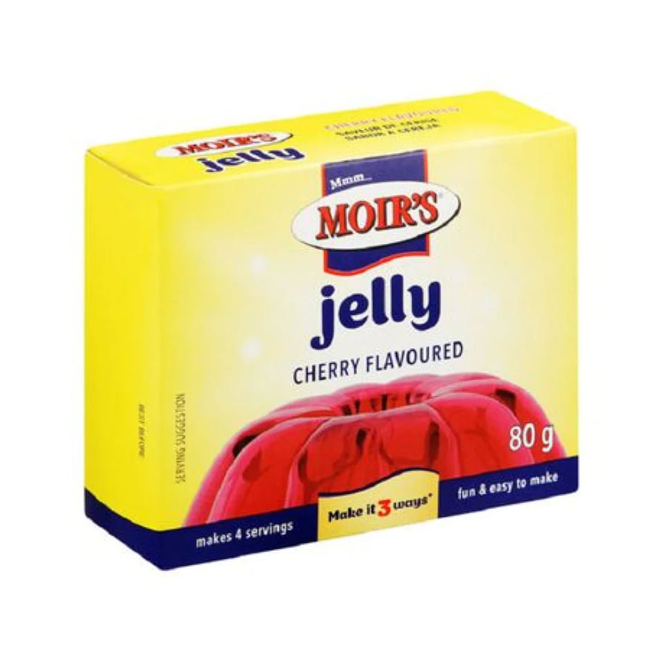 Moir's Jelly Cherry Flavoured 80G