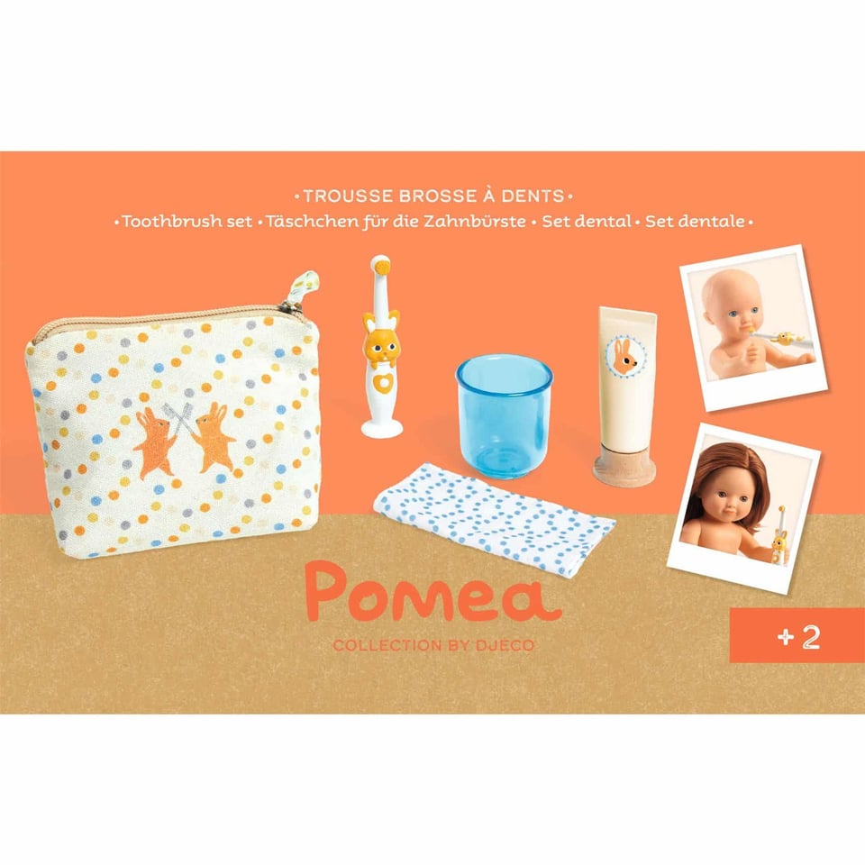 Djeco Pomea Poppen Tandenborstel Set