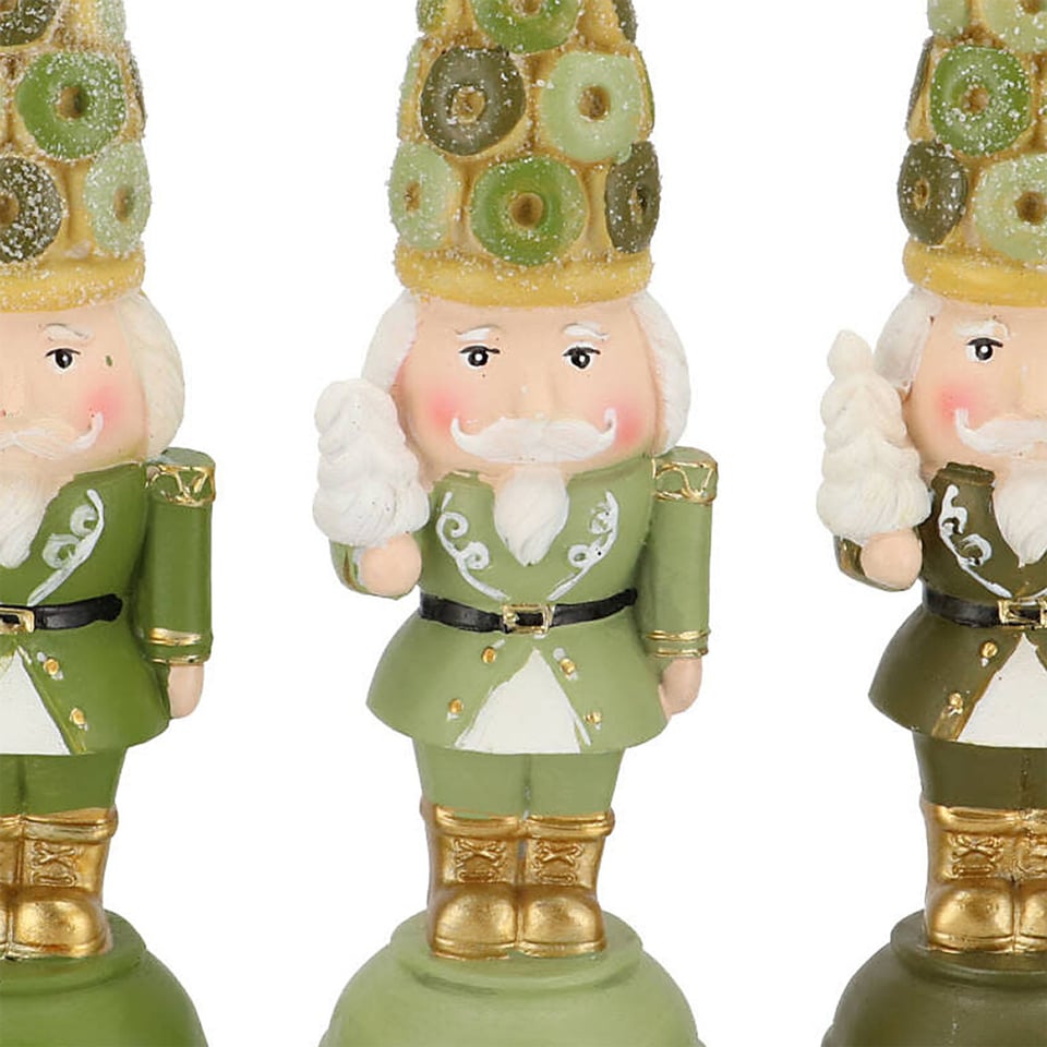 Beeld Notenkraker Candy Green 10x31cm 3 Tinten