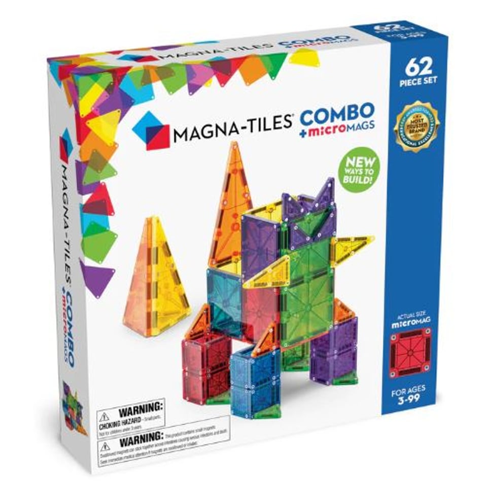 MAGNA-TILES Combo 62 Piece Set